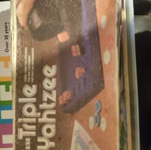 Original deluxe triple Yahtzee game